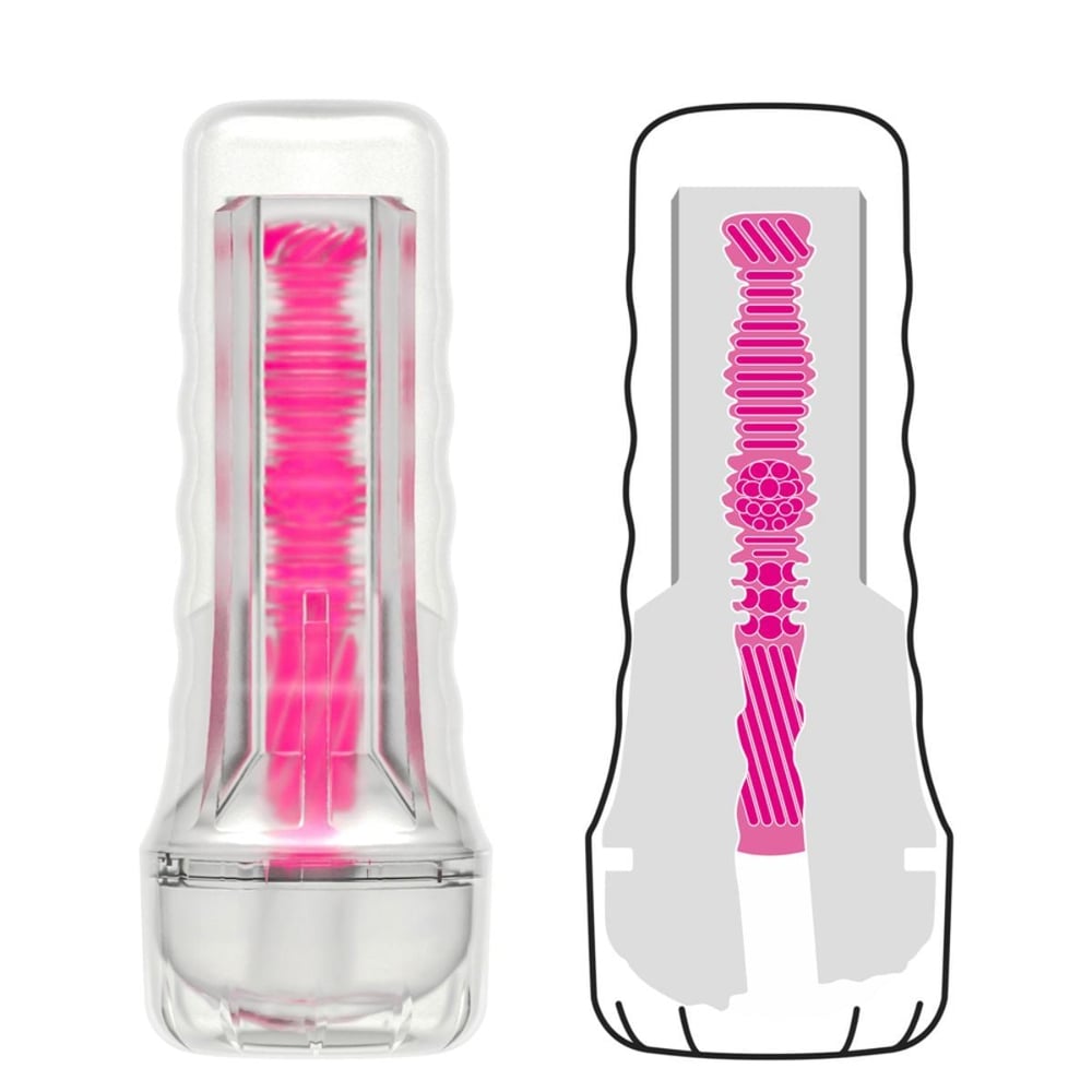 Masturbador Lanterna Pink Glow Formato De Vagina Lumino Play Lovetoy - Imagem 6