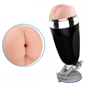 Masturbador Masculino Lanterna Ânus Cyberskin Com Ventosa X5 Cup