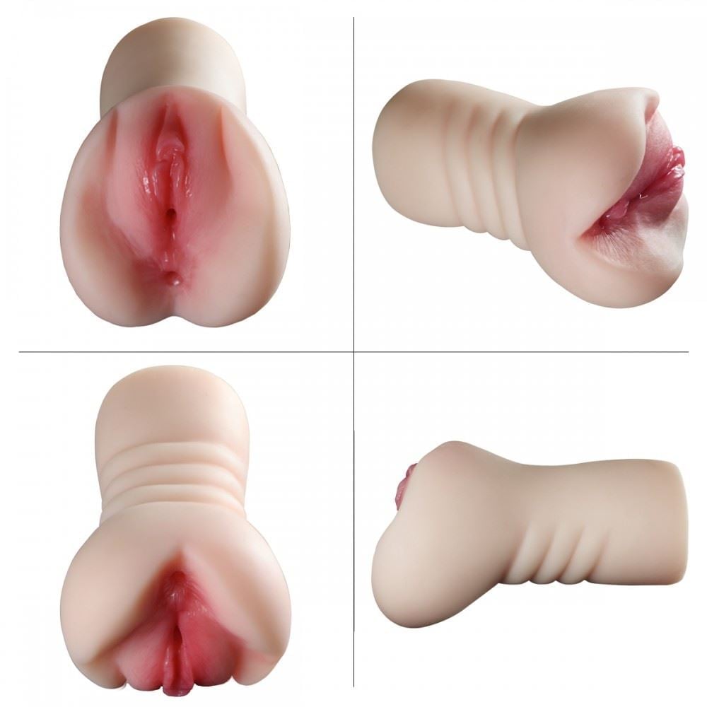 Masturbador Masculino Realista Com Vagina Útero E Ânus Crazy Lion - Imagem 9