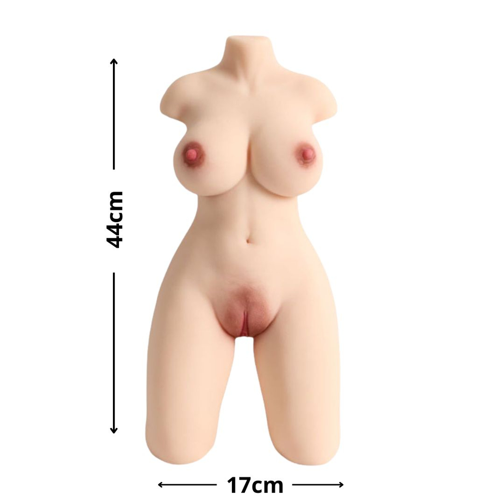 Masturbador Molly Formato Corpo Feminino Com Vagina E Ânus Vibe Toys - Imagem 7