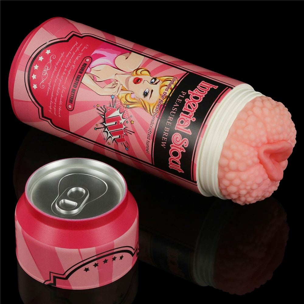 Masturbador Vagina Formato De Lata De Cerveja Imperial Stout Lovetoy - Imagem 3