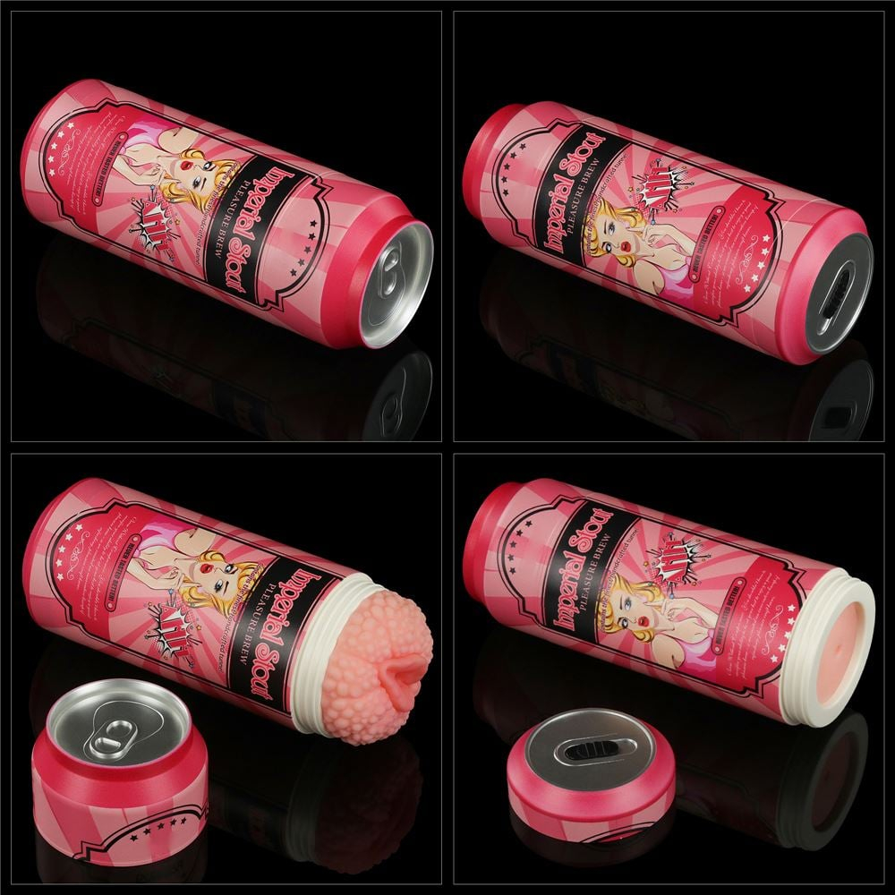 Masturbador Vagina Formato De Lata De Cerveja Imperial Stout Lovetoy - Imagem 4
