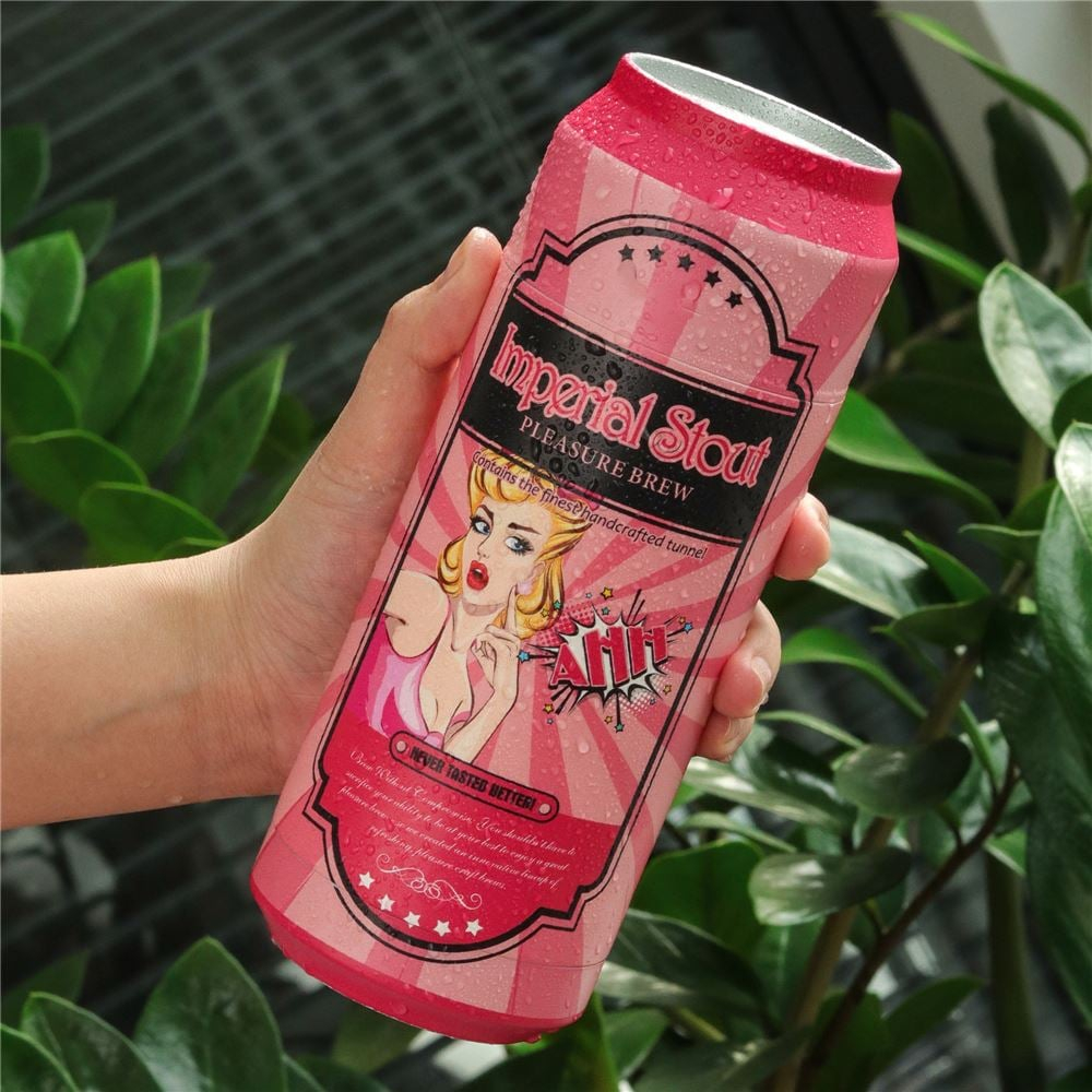 Masturbador Vagina Formato De Lata De Cerveja Imperial Stout Lovetoy - Imagem 5