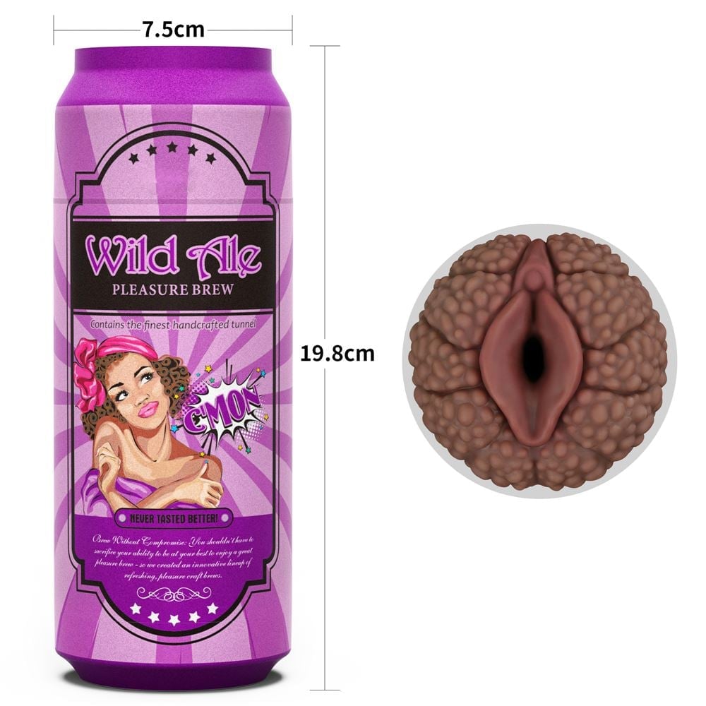 Masturbador Vagina Formato De Lata De Cerveja Wild Ale Lovetoy - Imagem 2