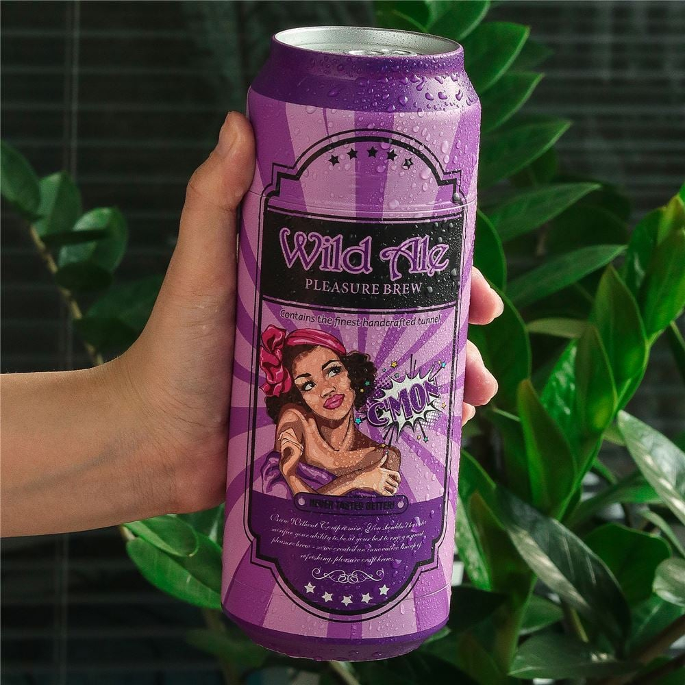 Masturbador Vagina Formato De Lata De Cerveja Wild Ale Lovetoy - Imagem 5