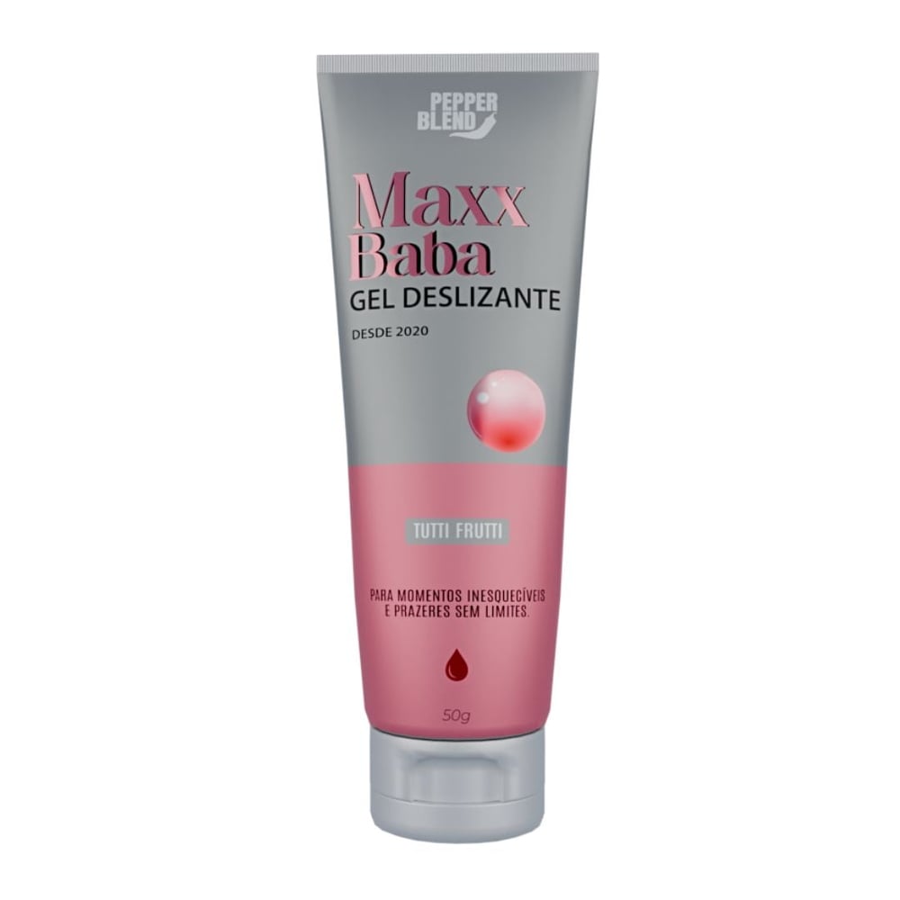 Maxx Baba Gel Deslizante Lubrificante 50G Pepper Blend