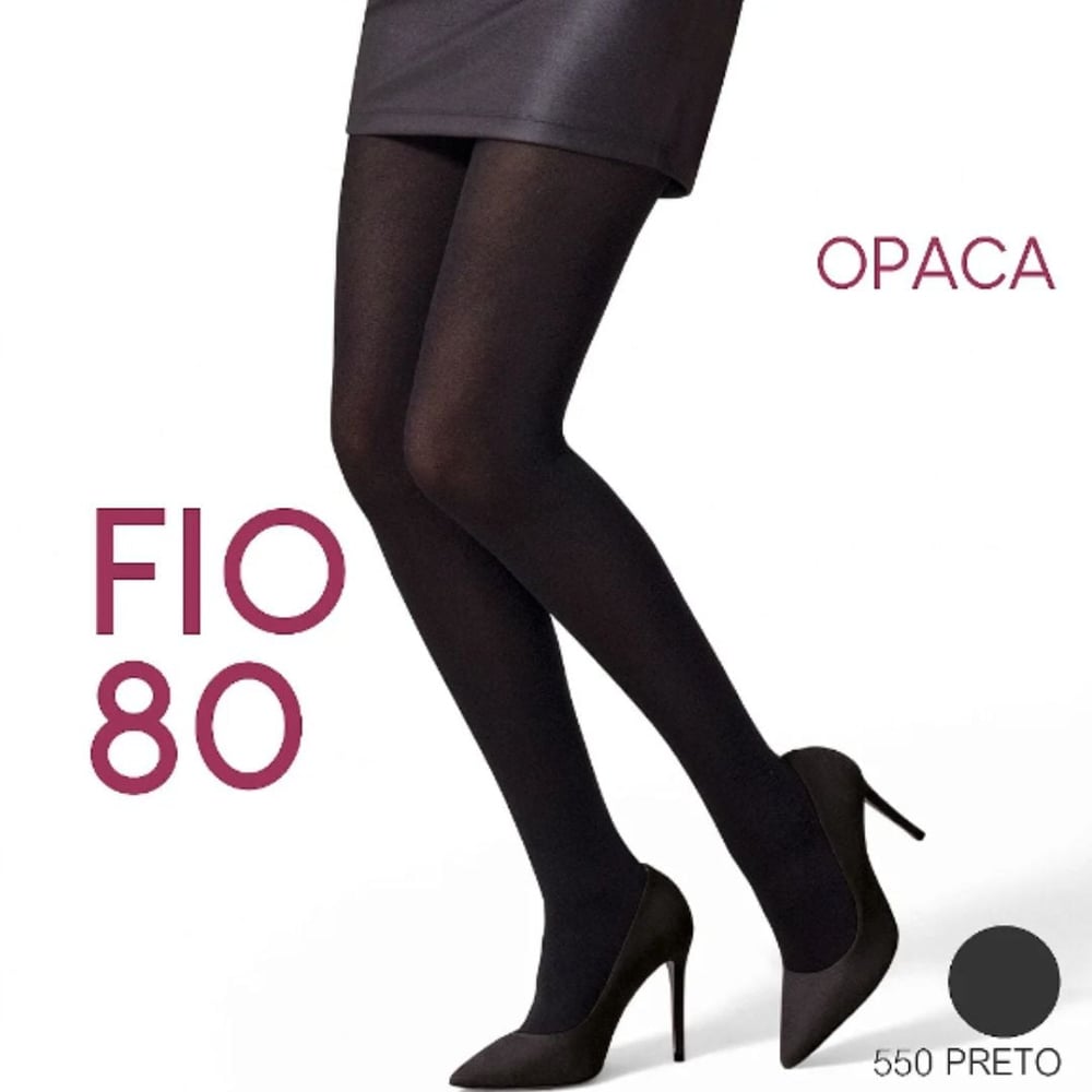 Meia Calça Básica Fio 15 Com Elastano Selene - Imagem 7