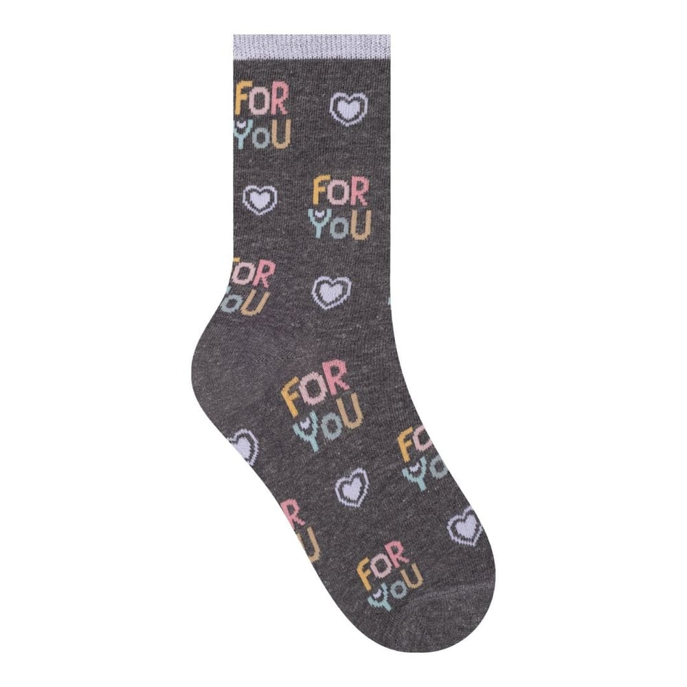 Meia Estampada Feminina Selene