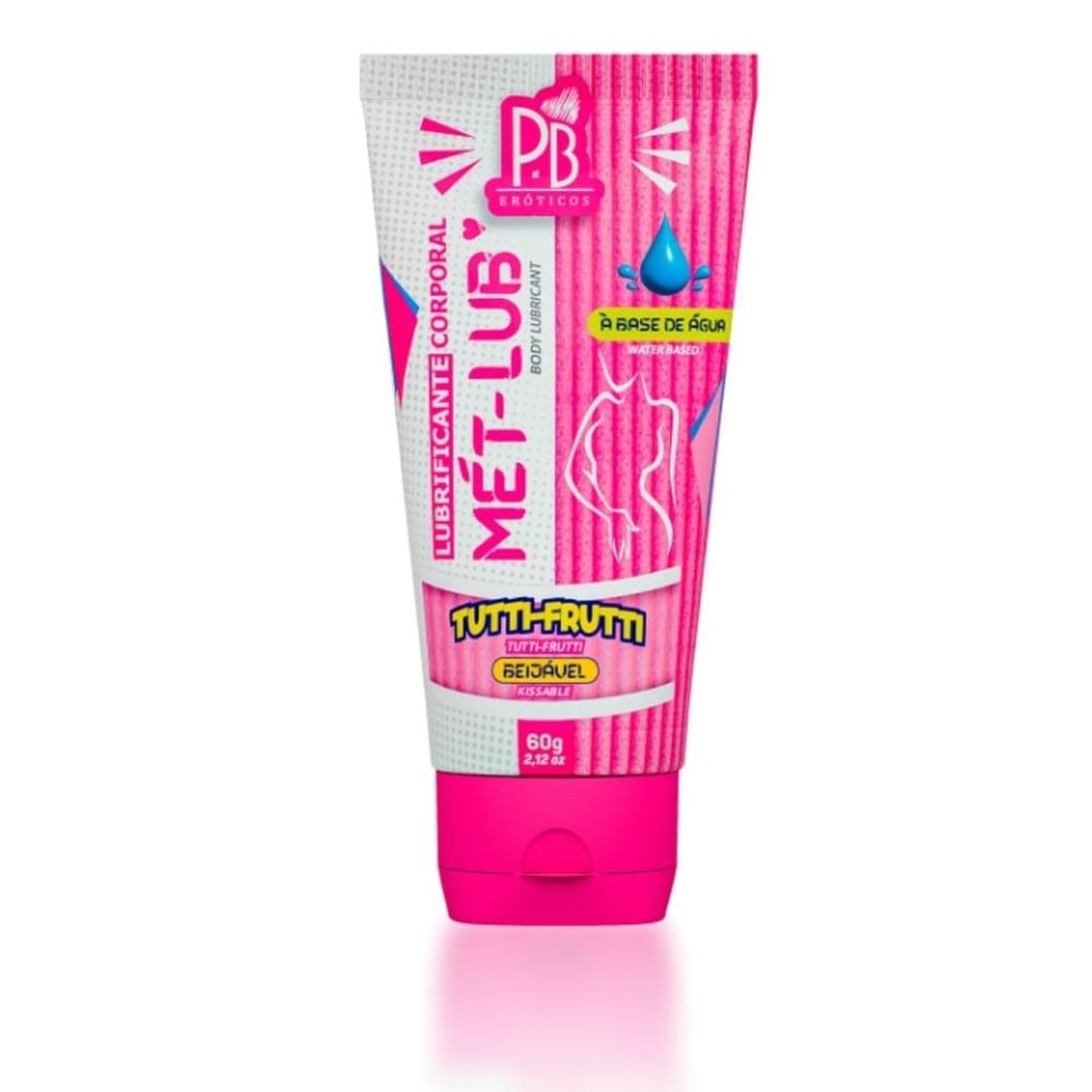 Mét-Lub Lubrificante Corporal Beijável 60G La Pimienta - Imagem 2