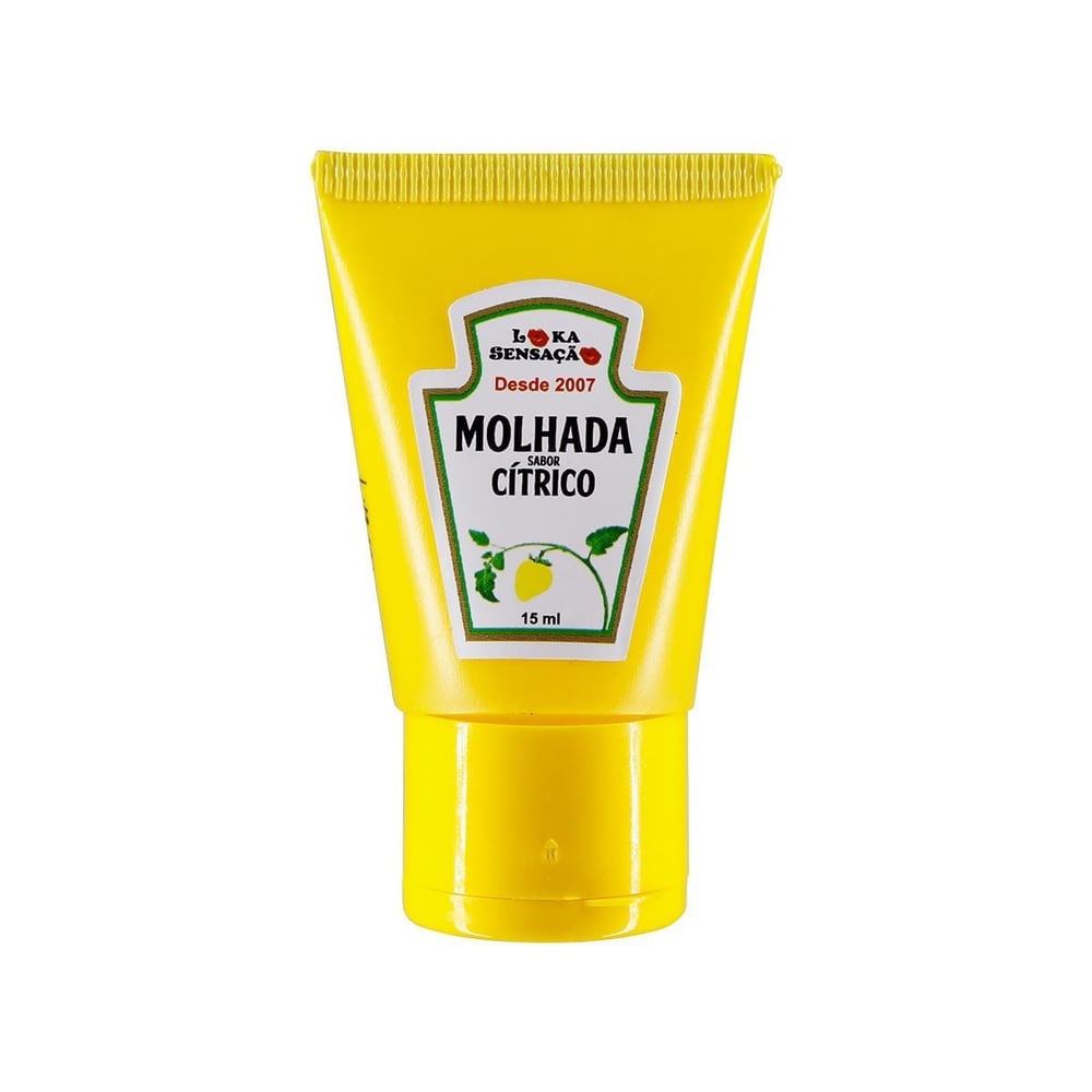Molhada Bala Gel Citrica 15Ml Loka Sensação