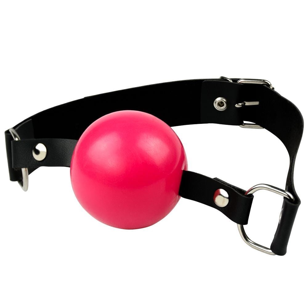 Mordaça Bola Com Regulagem Em Couro Vibe Toys - Imagem 10