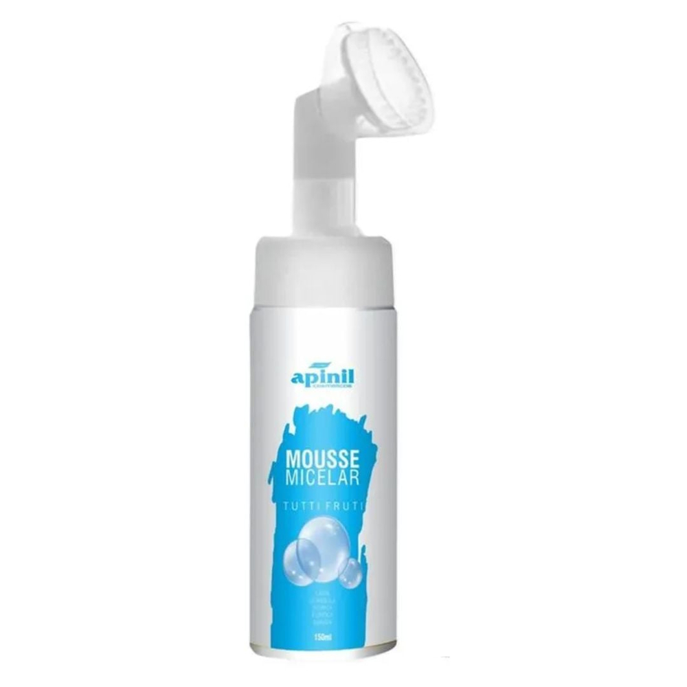 Mousse Micelar Para Limpeza Facial 150Ml Apinil - Imagem 5