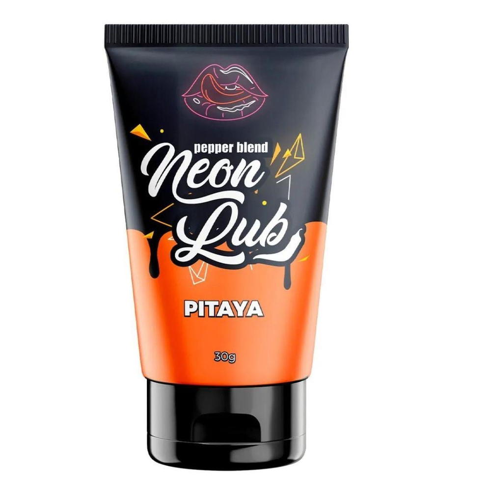 Neon Lub Gel Lubrificante Comestível 30G Brilha Na Luz Negra Pepper Blend - Imagem 4