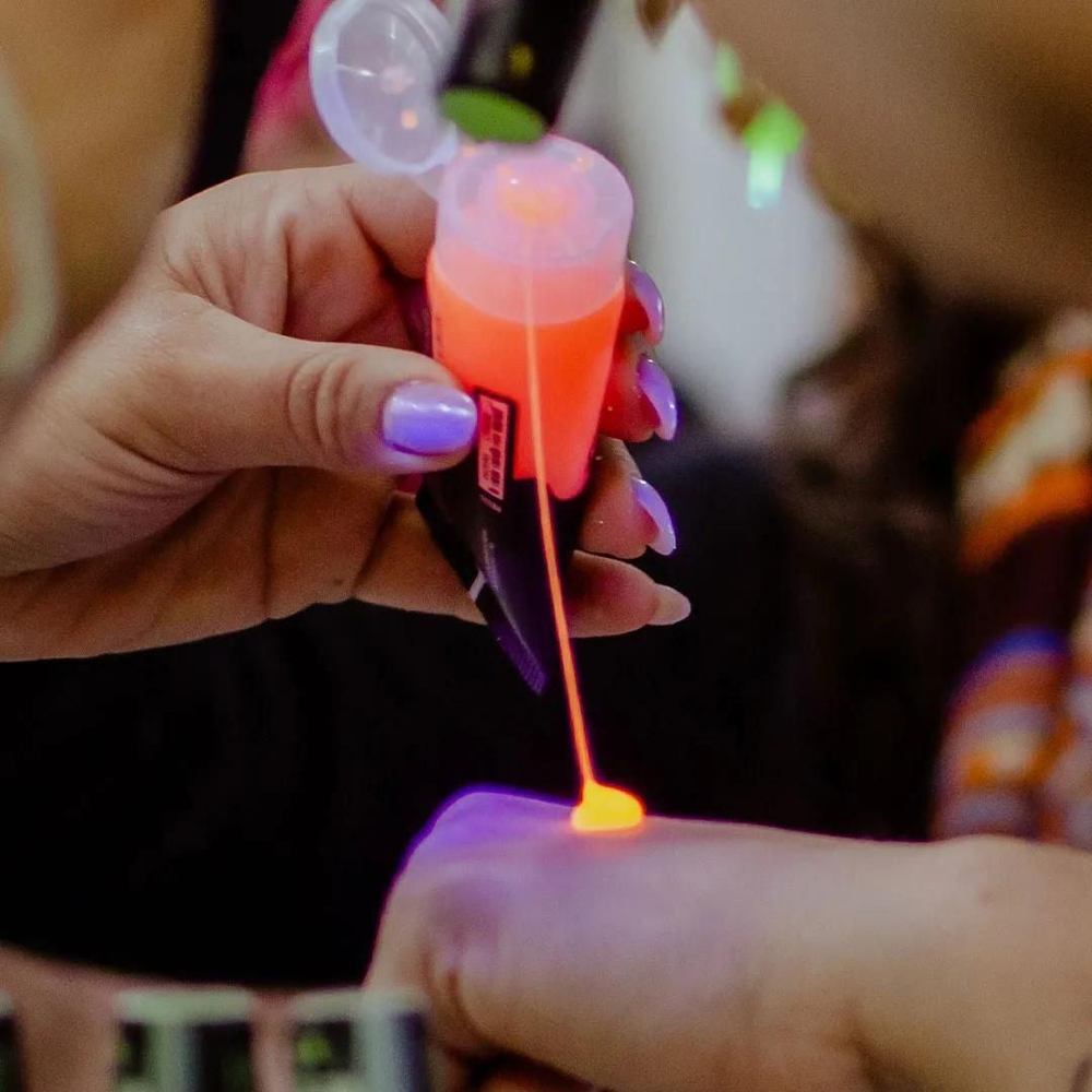 Neon Lub Gel Lubrificante Comestível 30G Brilha Na Luz Negra Pepper Blend - Imagem 5