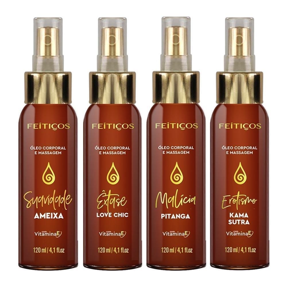 Óleo De Massagem Corporal 120Ml Feitiços