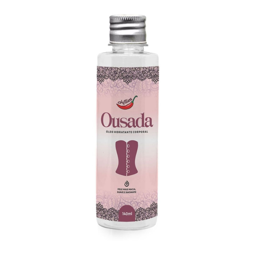 Óleo Hidratante Corporal E De Massagem 140Ml Chillies - Imagem 3
