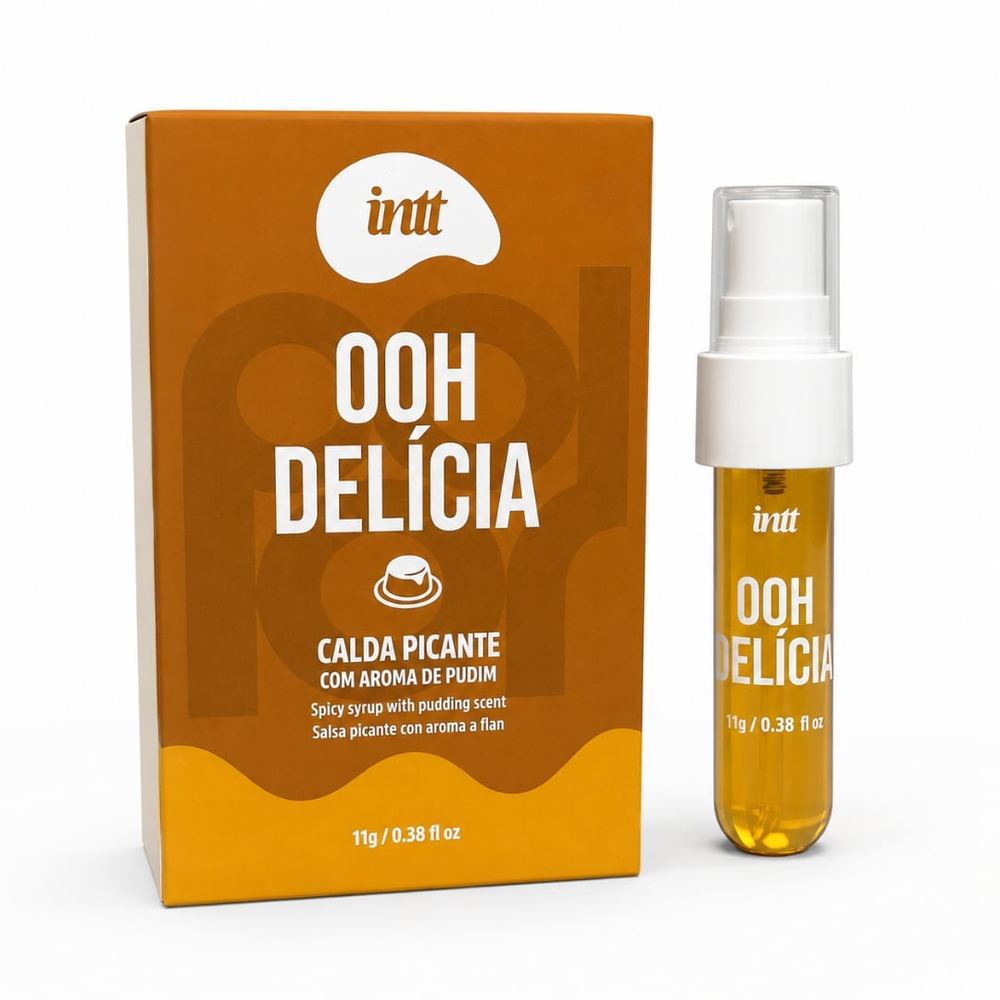 Ooh Delícia Calda Picante Beijável 11G Linha Collors Intt - Imagem 2
