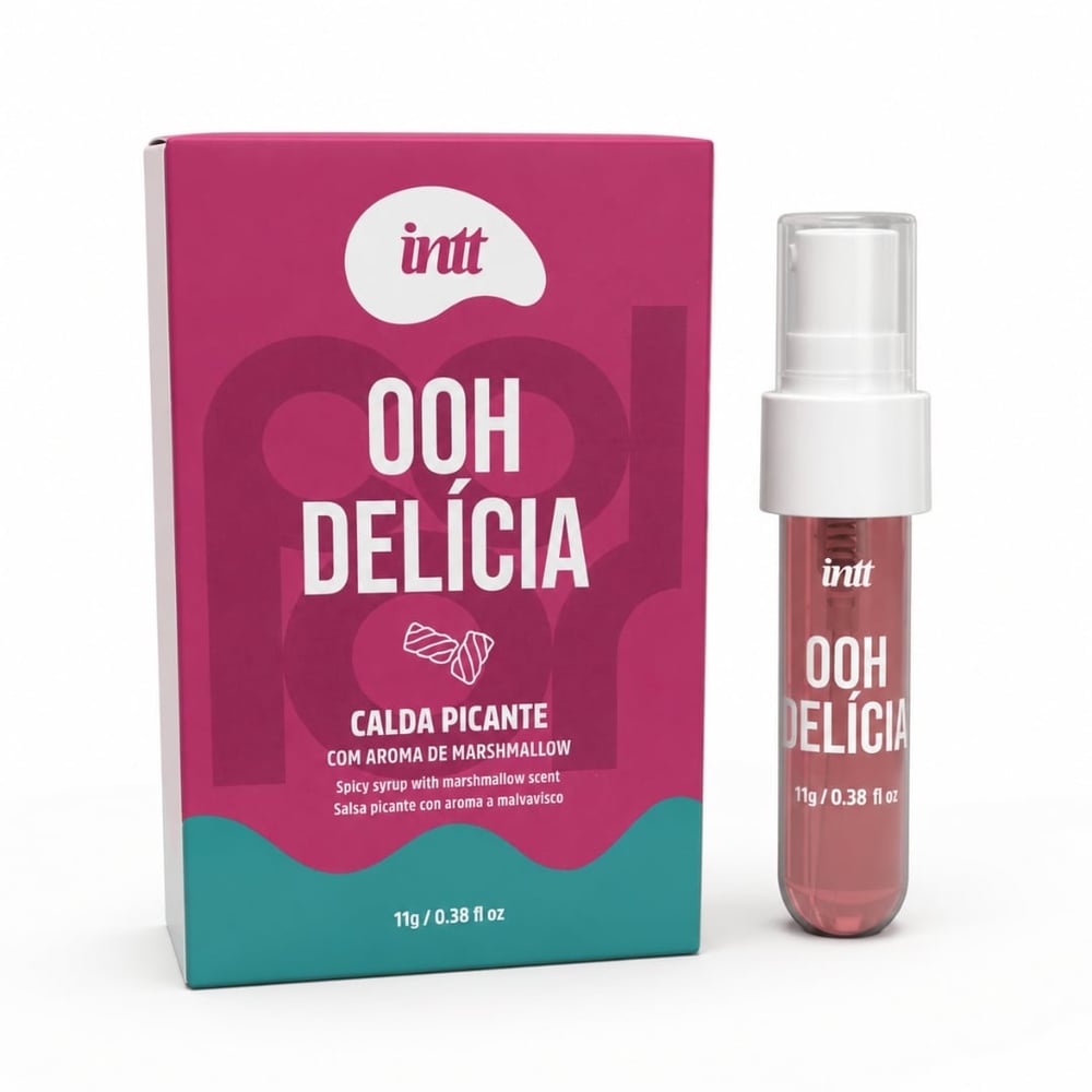 Ooh Delícia Calda Picante Beijável 11G Linha Collors Intt - Imagem 3