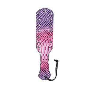 Palmatória Em Couro Com Estampa De Cobra Vibe Toys