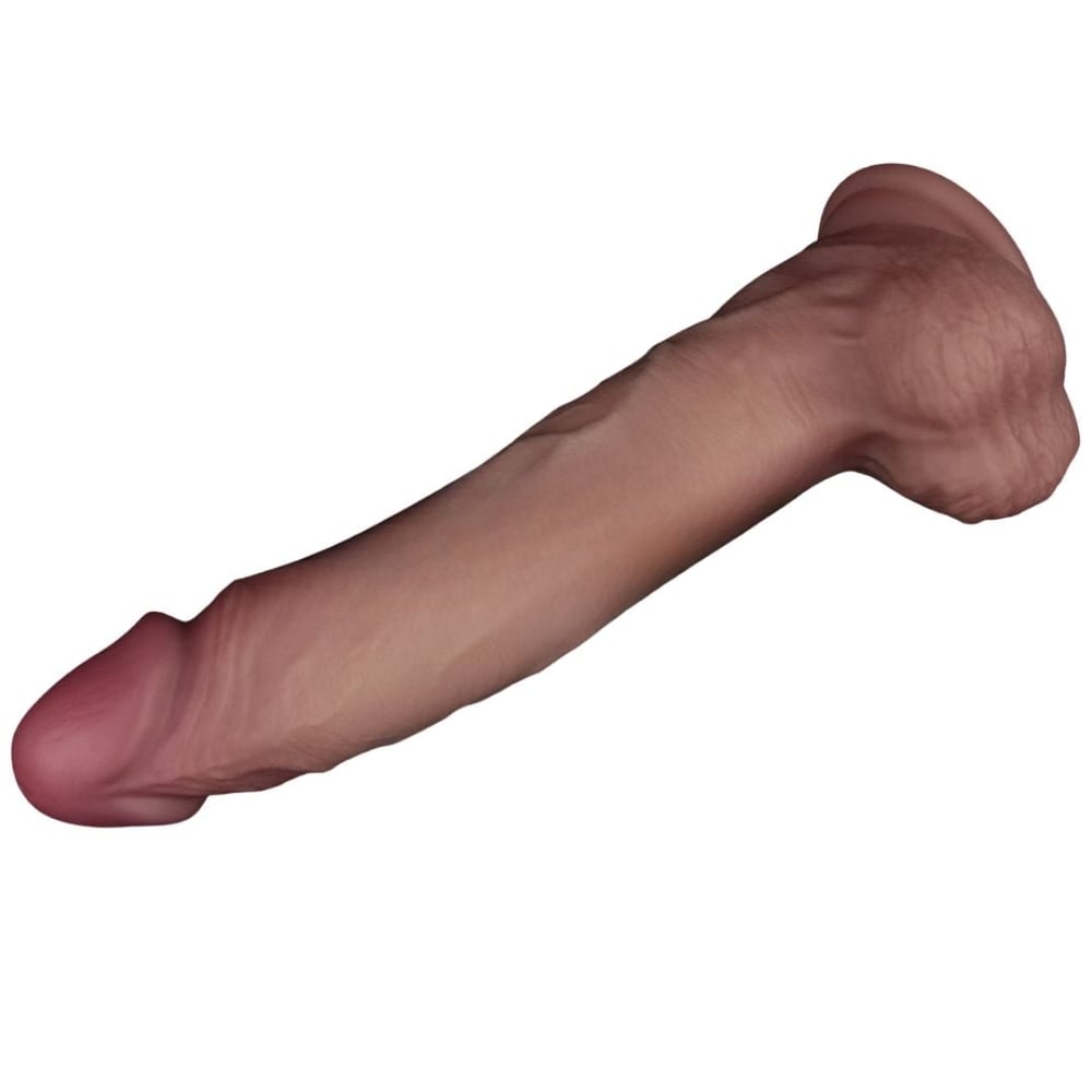 Pênis Realístico 10 Dupla Densidade Com Controle Remoto Love Toy - Imagem 3