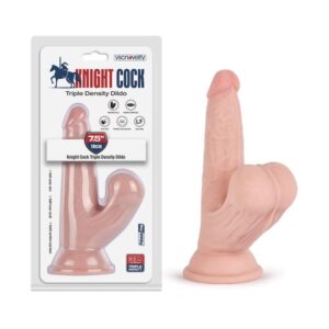 Pênis Realístico 3D Com Bolas Balançantes E Ventosa 19 X 4Cm Knight Cock