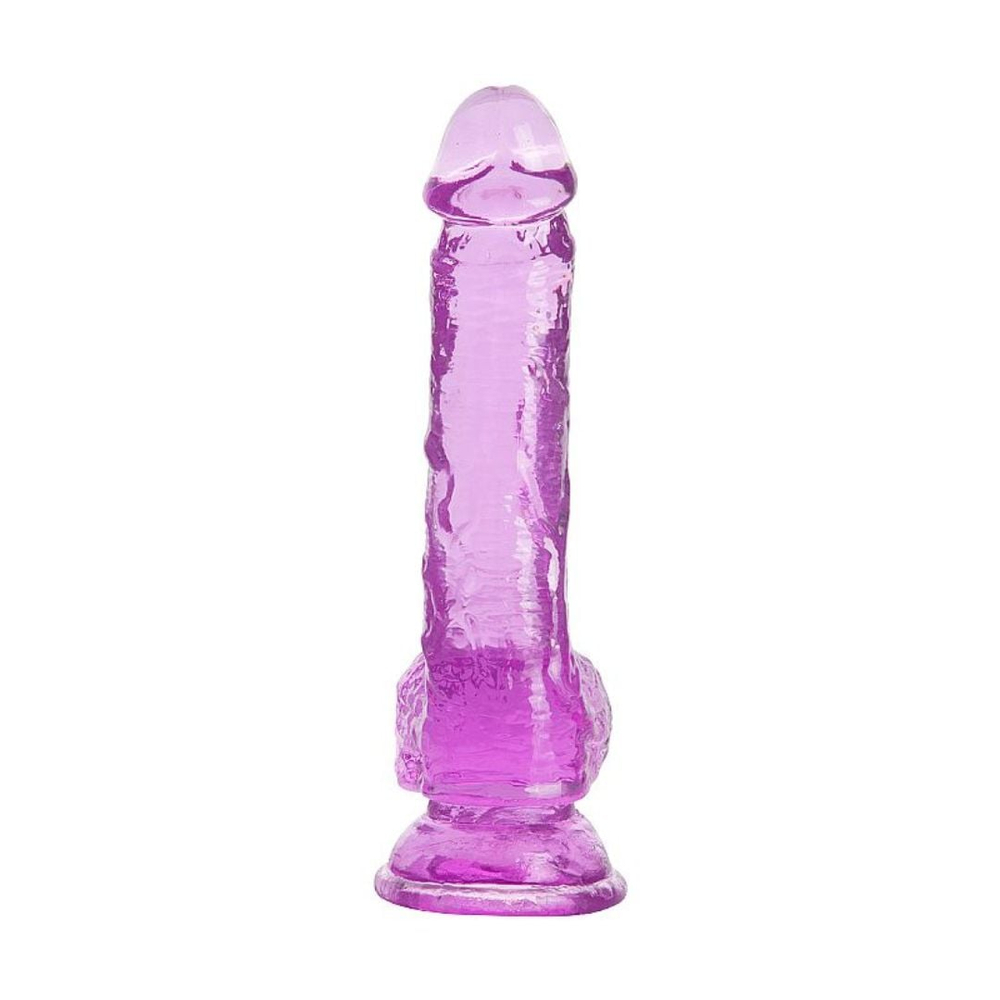 Pênis Realístico Em Jelly Com Escroto E Ventosa 20,5 X 3,8 Cm Vibe Toys - Imagem 8