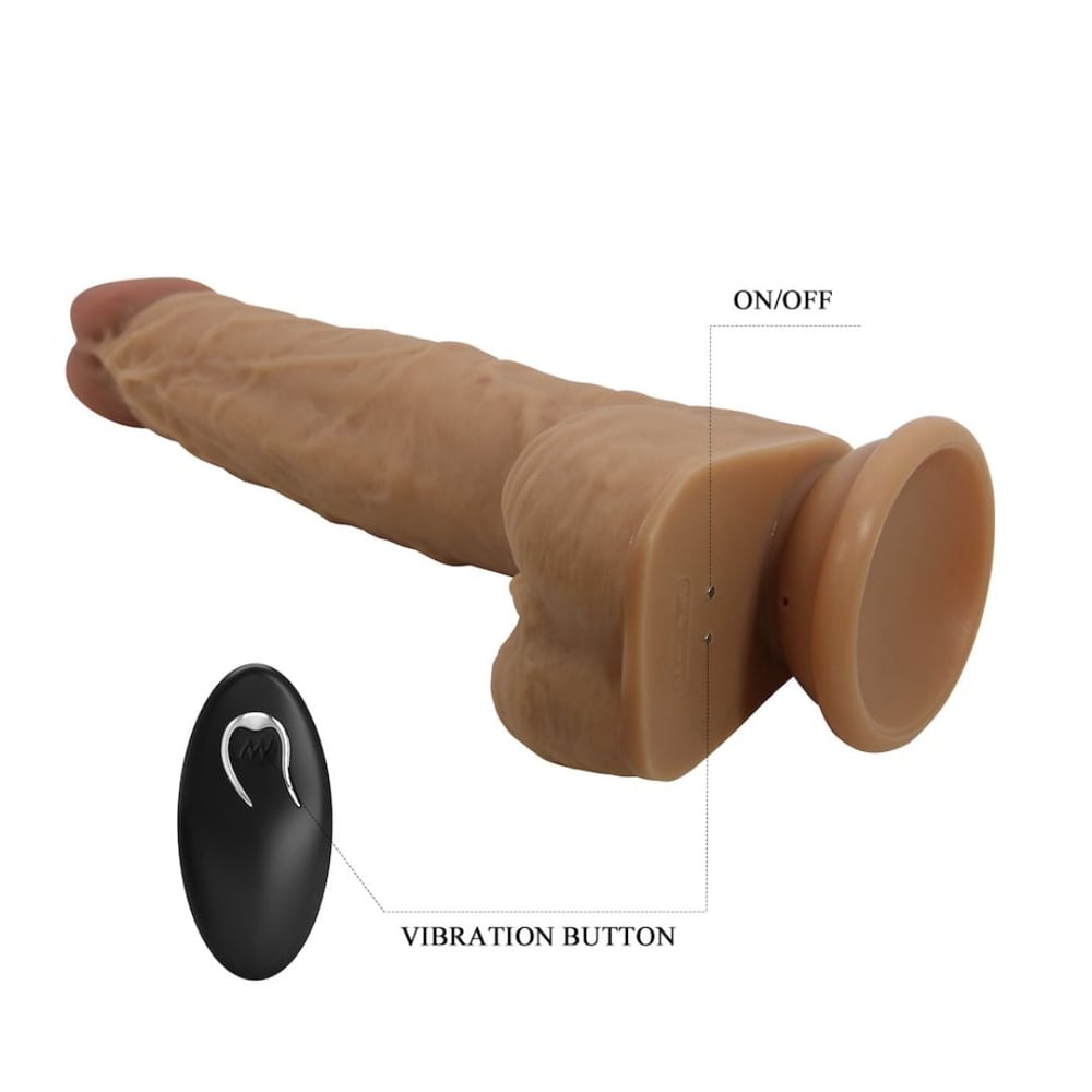 Pênis Realístico Jonathan Com Controle Remoto 3 Modos De Vai E Vem E Vibração Pretty Love - Imagem 7
