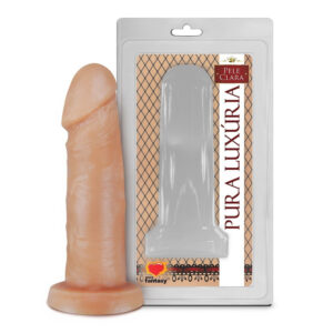 Pênis Realístico Maciço 14 X 3,7Cm Linha Pura Luxúria Sexy Fantasy