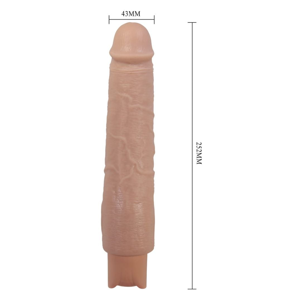 Pênis Realístico Soren Recarregável Com 10 Vibrações 25,2 X 4,3Cm Pretty Love - Imagem 5
