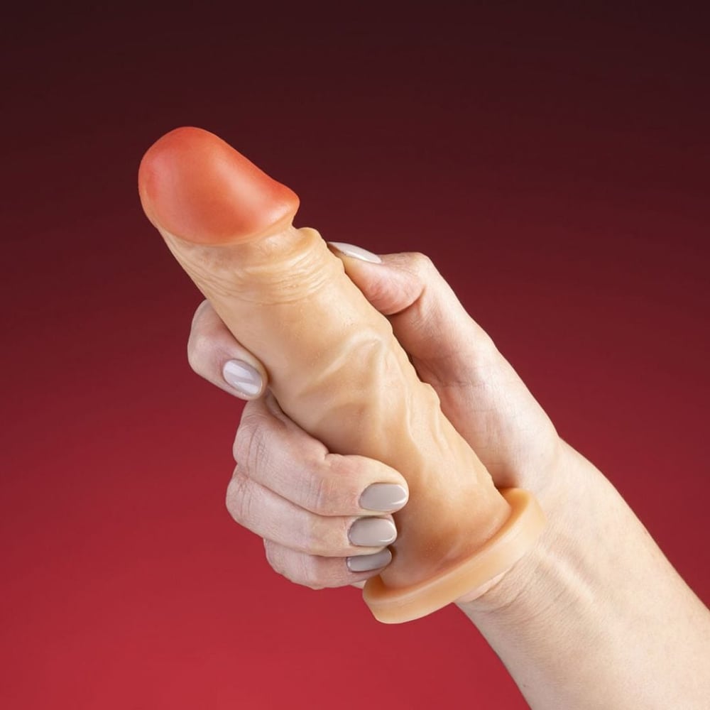 Pênis Ultra Realístico Maciço 14,3 X 4Cm Linha Real Dick Sexy Fantasy - Imagem 5