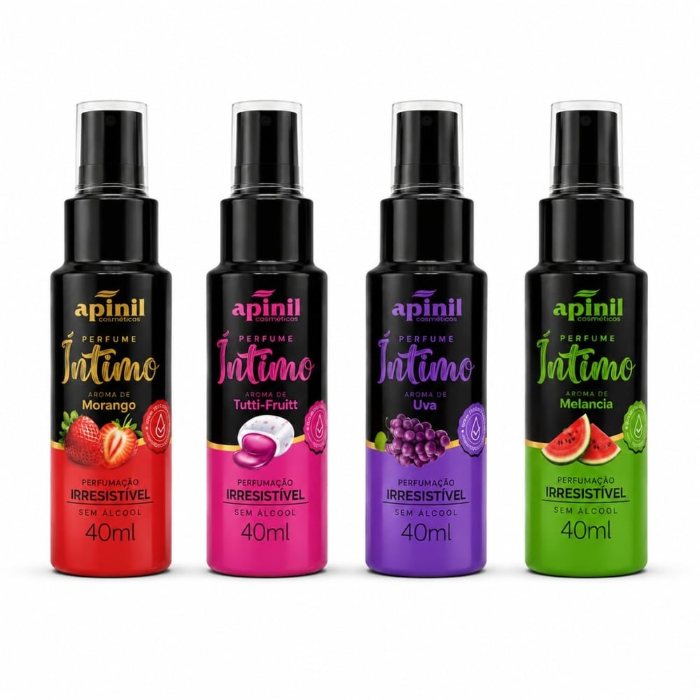 Perfume Íntimo Beijável 40Ml Apinil Cosméticos