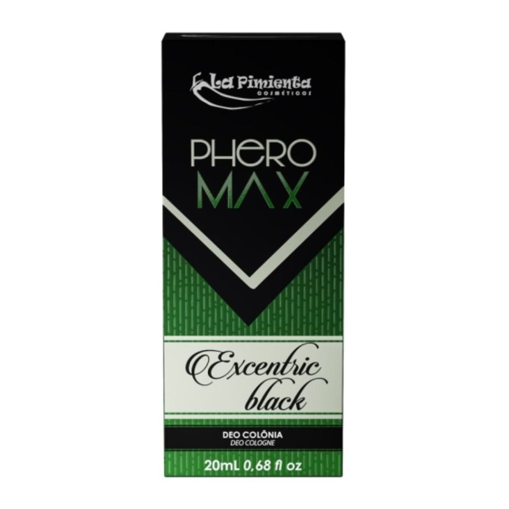 Phero Max Deo Colônia Excentric Black 20Ml La Pimientada - Imagem 2