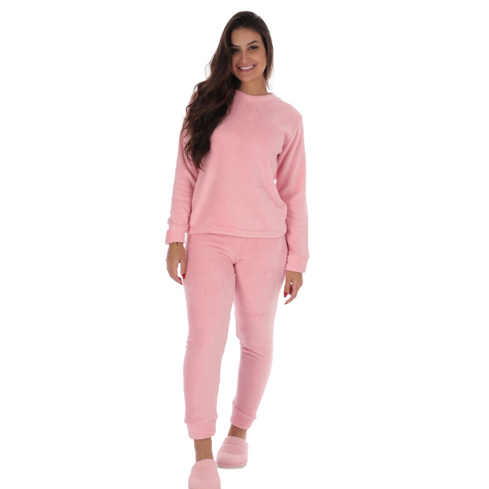 Pijama Fleece Liso Variados Victory - Imagem 6