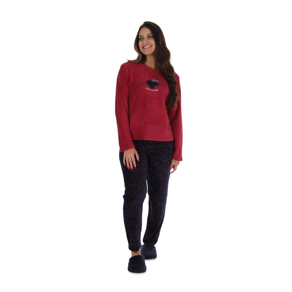 Pijama Majestosa Flee Variados Victory - Imagem 5