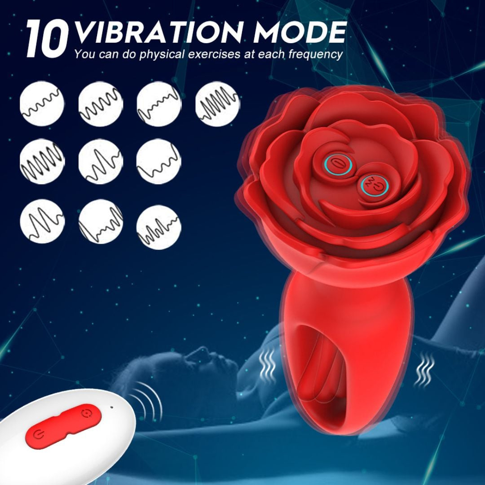 Plug Anal Austin I I Com Controle Remoto 9 Modos De Vibração Vibe Toys - Imagem 7