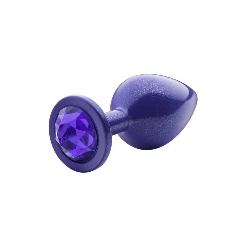 Plug Anal Com Glitter E Pedra Tamanho M Linha Lite Sexy Fantasy - Imagem 2