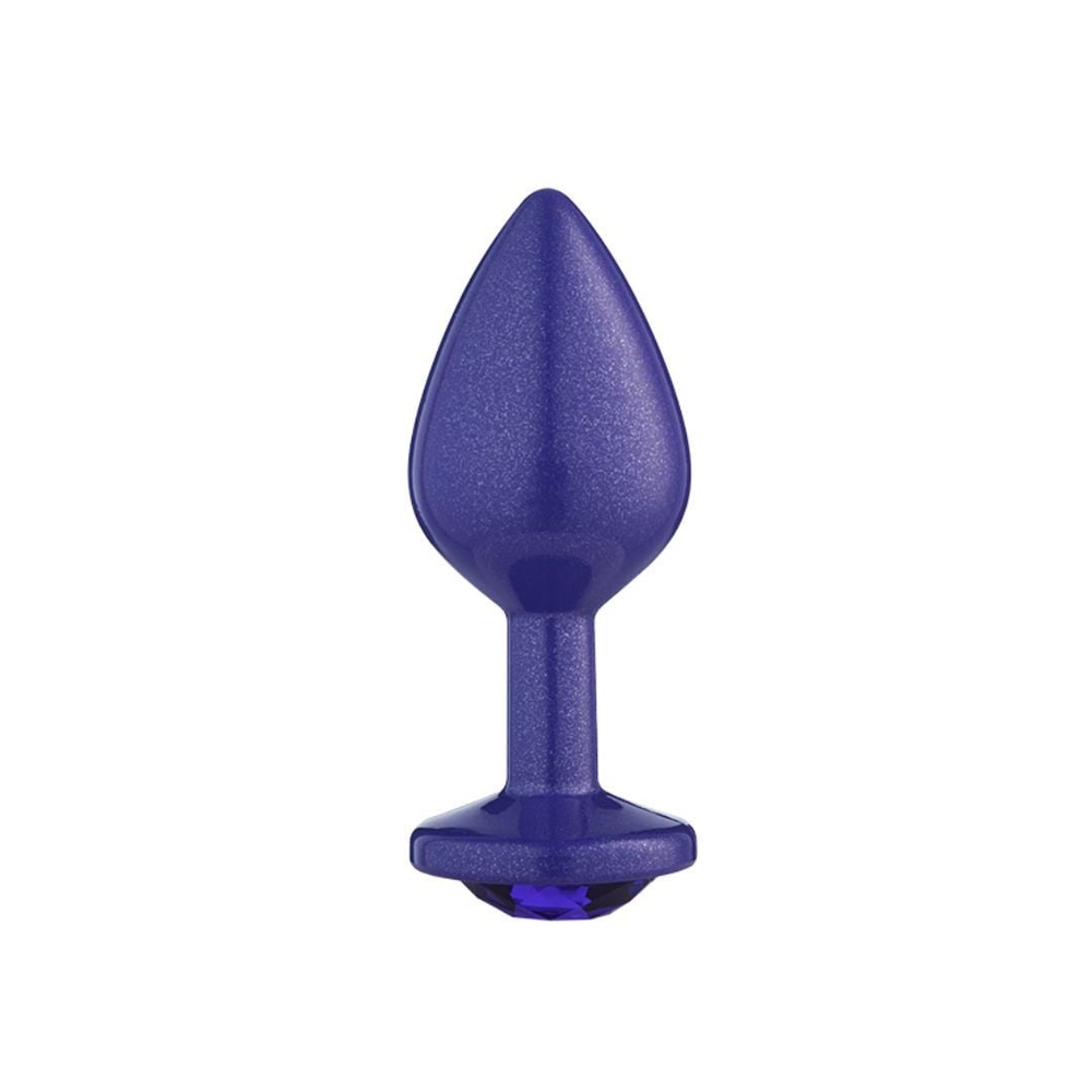 Plug Anal Com Glitter E Pedra Tamanho M Linha Lite Sexy Fantasy - Imagem 3