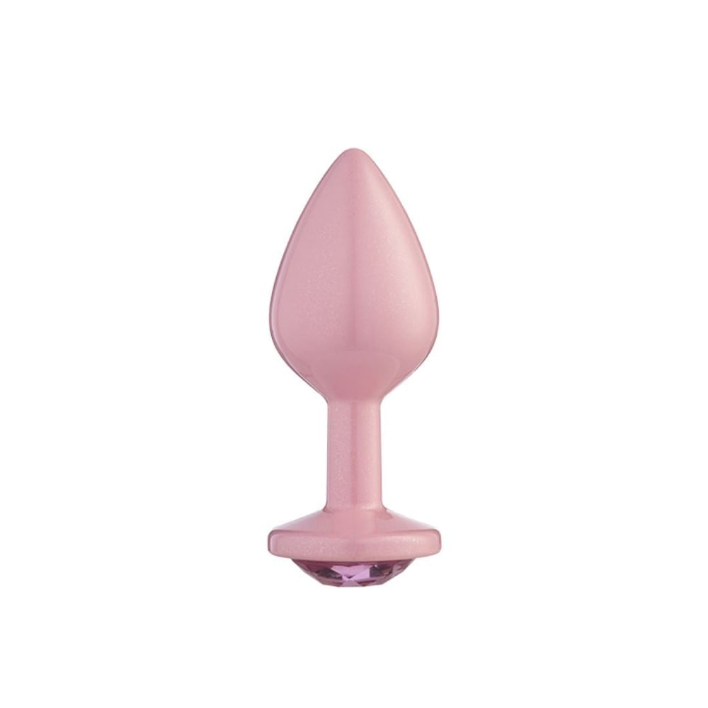 Plug Anal Com Glitter E Pedra Tamanho P Linha Lite Sexy Fantasy - Imagem 3