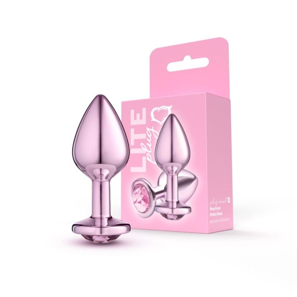 Plug Anal Com Pedra Tamanho M Linha Lite Sexy Fantasy - Imagem 6