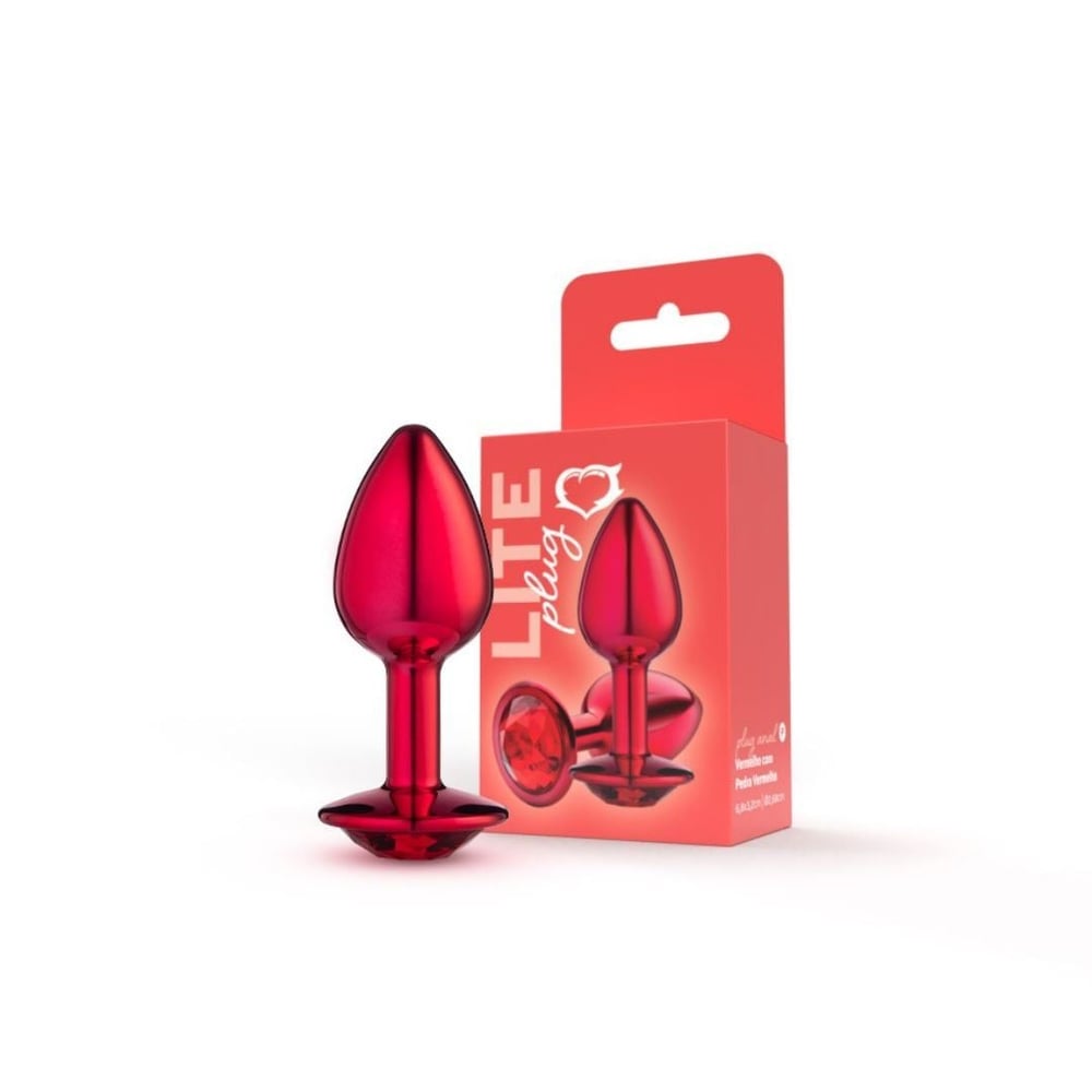 Plug Anal Com Pedra Tamanho P Linha Lite Sexy Fantasy - Imagem 3