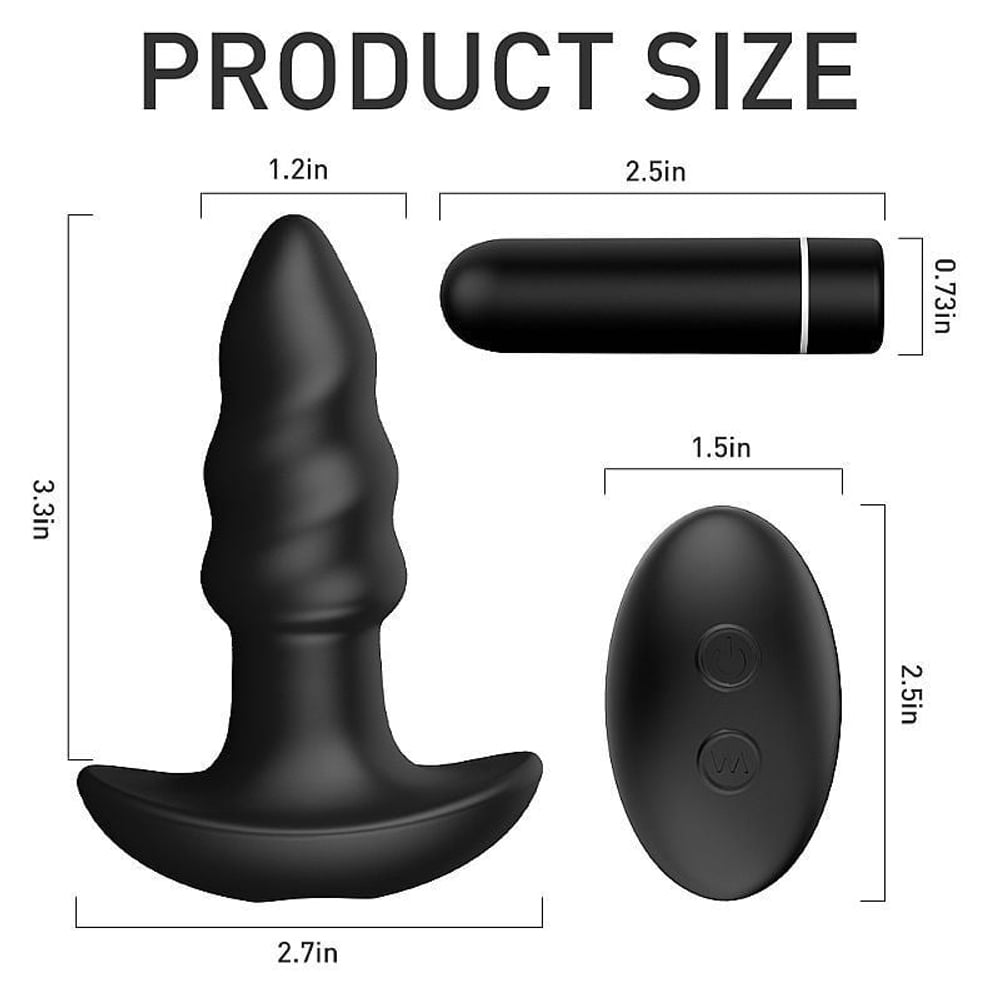 Plug Anal Com Vibrador Interno Sem Fio Lovearrow Rtc Shande - Imagem 3