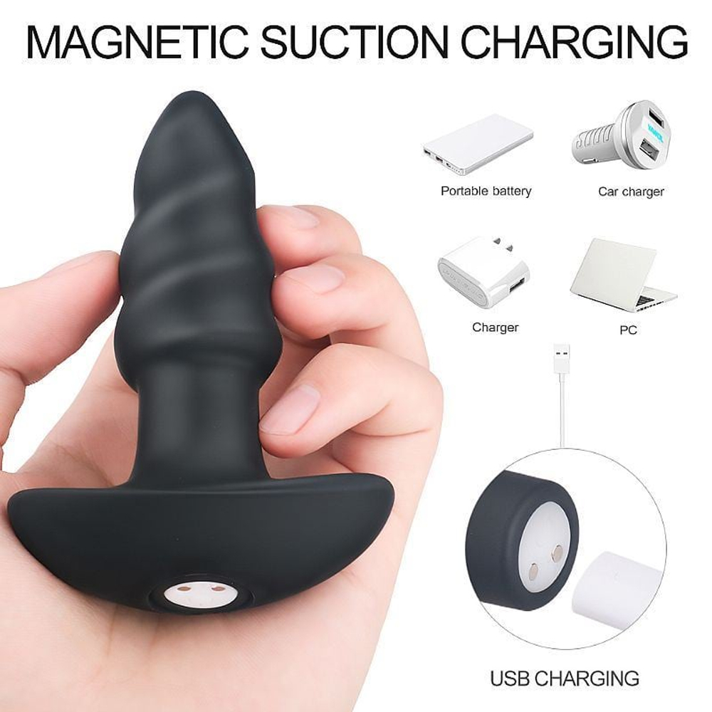 Plug Anal Com Vibrador Interno Sem Fio Lovearrow Rtc Shande - Imagem 4