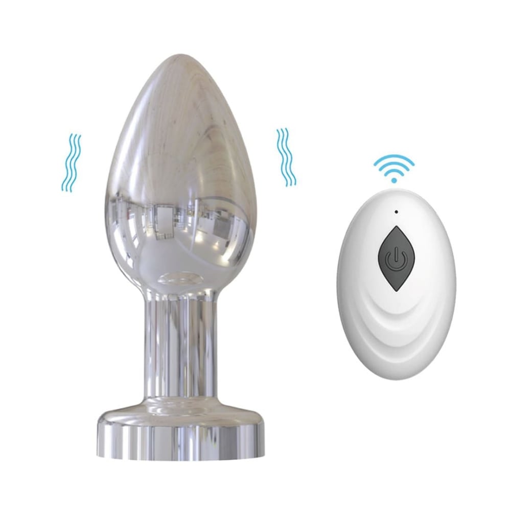 Plug Anal Cromado Com 10 Vibrações E Controle Via App Vibe Toys - Imagem 10