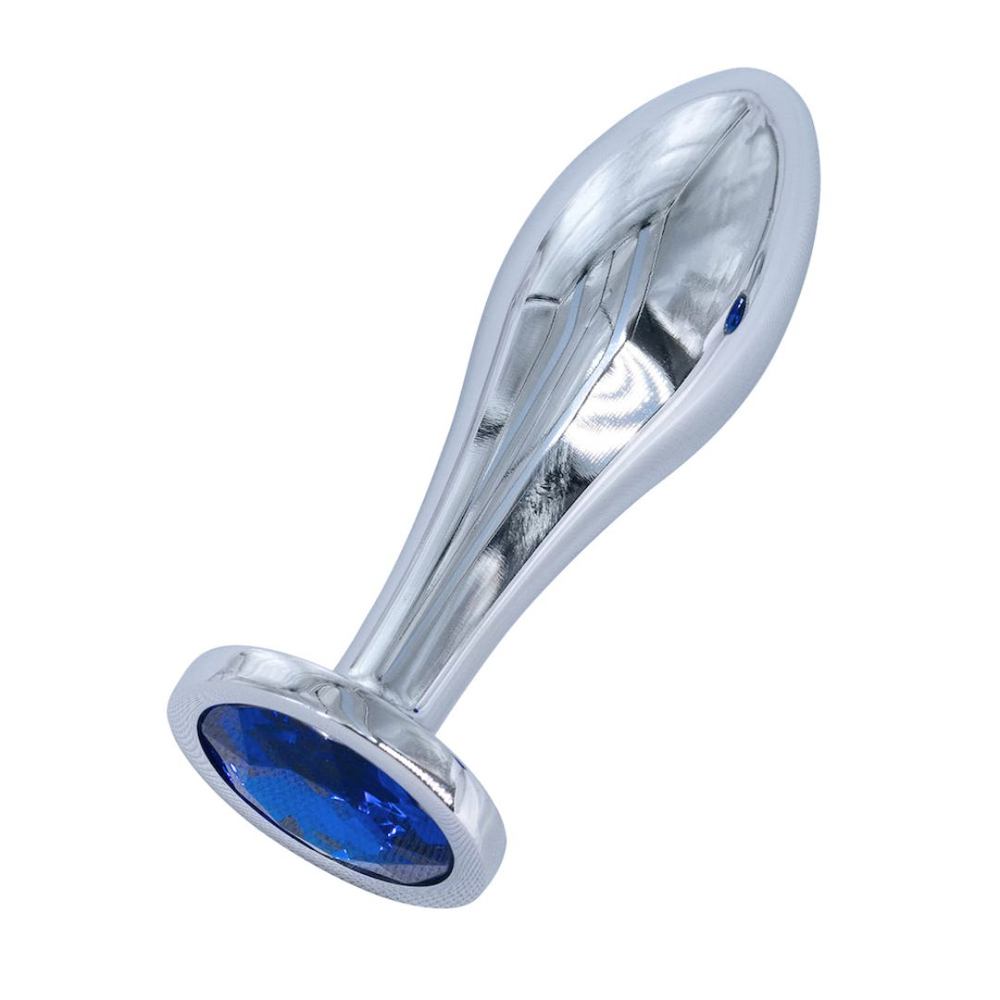 Plug Anal De Luxo Em Aço Tamanho M Com Pedra Vibe Toys - Imagem 3