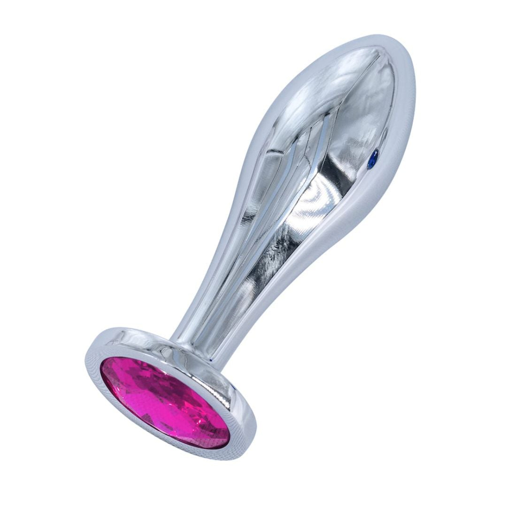 Plug Anal De Luxo Em Aço Tamanho M Com Pedra Vibe Toys - Imagem 4