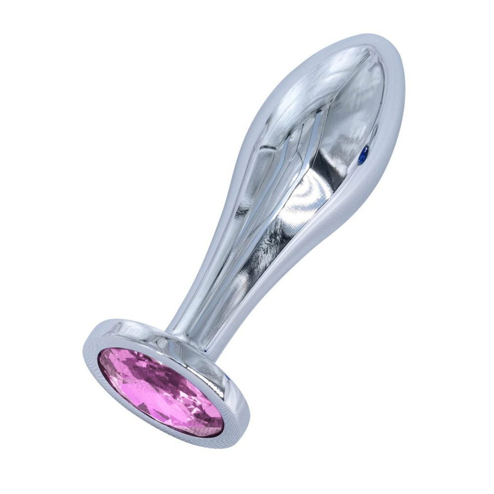 Plug Anal De Luxo Em Aço Tamanho M Com Pedra Vibe Toys - Imagem 5