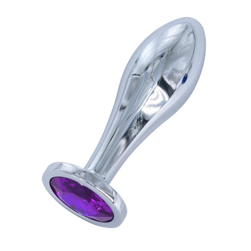 Plug Anal De Luxo Em Aço Tamanho M Com Pedra Vibe Toys - Imagem 6