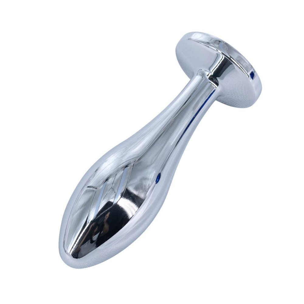 Plug Anal De Luxo Em Aço Tamanho M Com Pedra Vibe Toys - Imagem 9