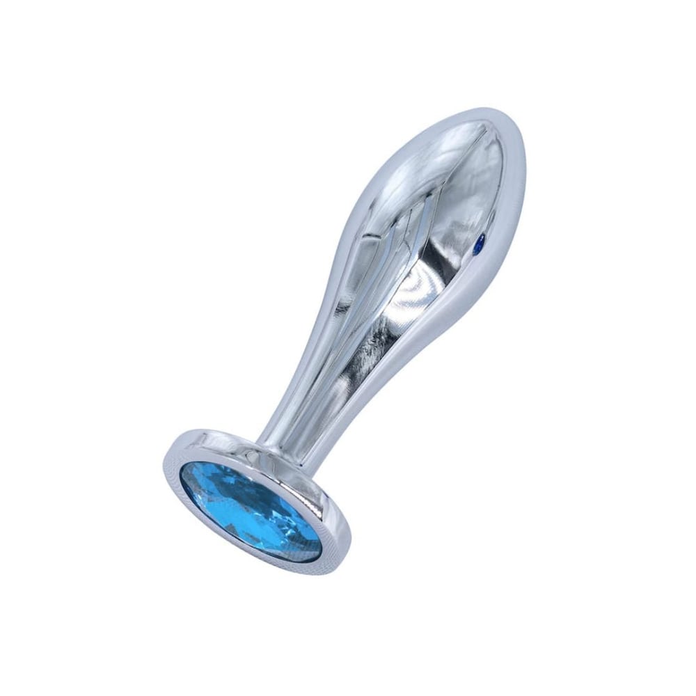 Plug Anal De Luxo Em Aço Tamanho P Com Pedra Vibe Toys - Imagem 2