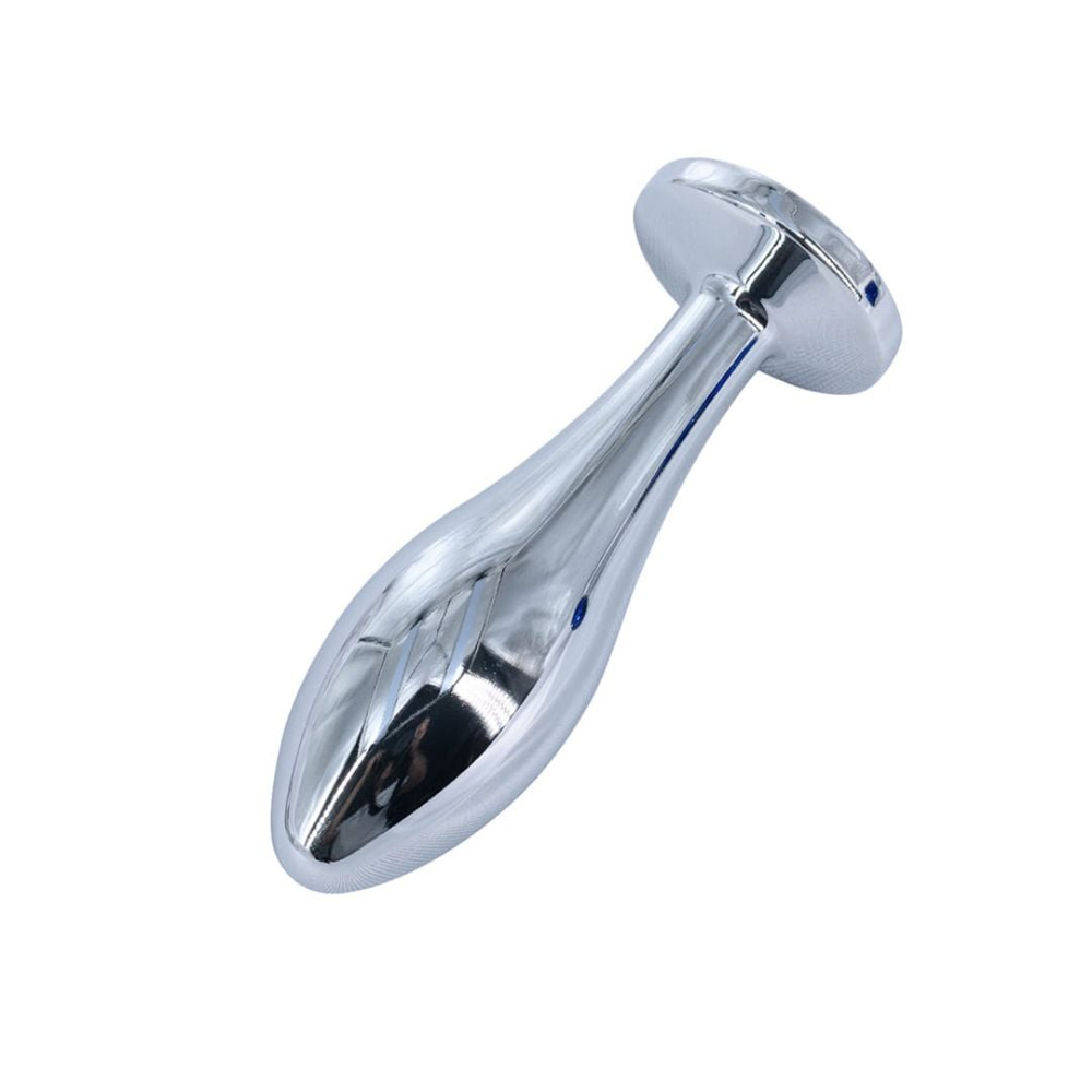 Plug Anal De Luxo Em Aço Tamanho P Com Pedra Vibe Toys - Imagem 9